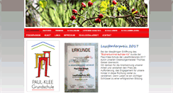 Desktop Screenshot of grundschule-paul-klee.de